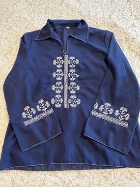 Vintage embroidered tunic